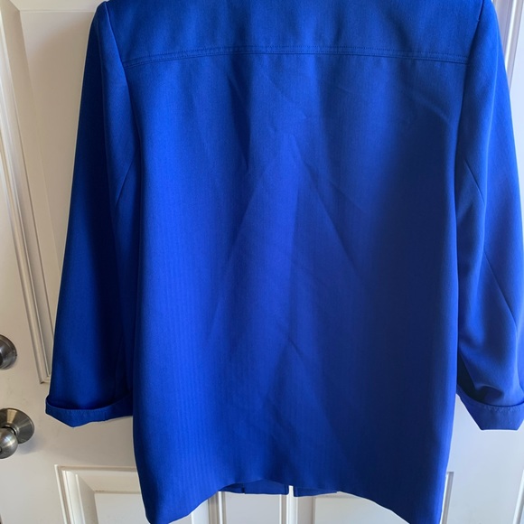 Da Rue Royal Blue Open Blazer - Picture 4 of 4